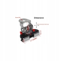 Uchwyt na halogeny lampy motocyklowe LED mocowanie no 12