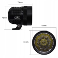 Halogen motocyklowy 90 W 9000 lm  lampa reflektor lightbar LED
