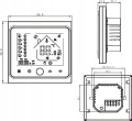 Termostat pokojowy regulator temperatury WiFi 16 A