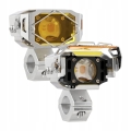 Halogeny motocyklowy LED lampy reflektory komplet PK45