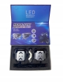 Halogeny motocyklowy LED lampy reflektory komplet PK45