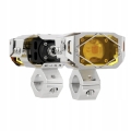 Halogeny motocyklowy LED lampy reflektory komplet PK45