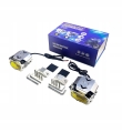 Halogeny motocyklowy LED lampy reflektory komplet PK45