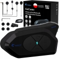 Interkom motocyklowy konferencja polski lektor GoCom4 Bluetooth 5.1 