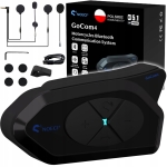 Interkom motocyklowy konferencja polski lektor GoCom4 Bluetooth 5.1 