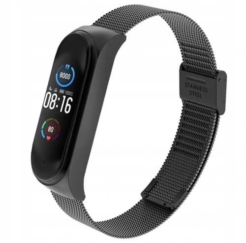 Bransoletka Xiaomi opaska pasek do Mi Band 5 Black Essager