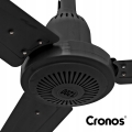 Wentylator wiatrak sufitowy pilot Timer 120 cm czarny