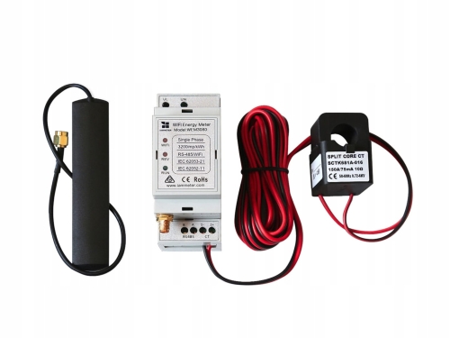 Licznik energii prądu jednofazowy 1-faza dwukierunkowy WiFi PV 150 A