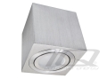 Oprawa natynkowa sufitowa kwadratowa srebrna GU10 LED 5 W B-Line
