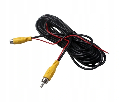 Przewód kabel do kamery cofania 15 m cinch RCA M-D przedłużacz