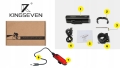 Lampka rowerowa przód LED 1000 lm latarka 4800 mAh + na tył Kingseven