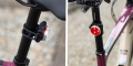 Lampka lampa rowerowa tylna światło tył LED USB Vayox