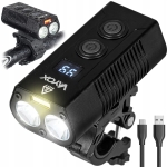 Lampka lampa latarka rowerowa LED USB przód 750 lm Vayox