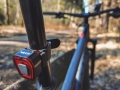 Lampka lampa latarka rowerowa LED zestaw na przód tył USB Vayox 750 lm