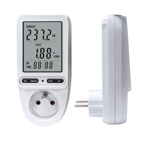 Licznik energii prądu mocy watomierz miernik z LCD 9w1