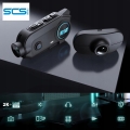 Interkom motocyklowy SCS S12 2x kamera przód tył 2K + FHD Sony WiFi Bluetooth