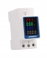 Licznik energii prądu mocy napięcia na szynę DIN z wyświetlaczem BTN-LCD