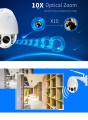 Kamera IP zewnętrzna 720 p zoom optyczny 10x WiFi