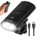 Lampka rowerowa LED na przód USB-C lampa IPX Vayox
