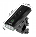 Lampka rowerowa przód USB-C światło LED Pro Vayox