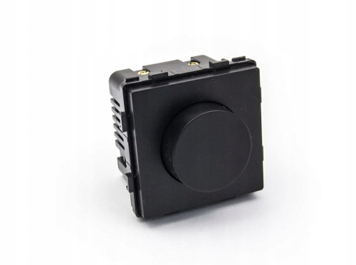 Ściemniacz obrotowy dimmer mechaniczny czarny B-Line