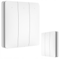 Bezbateryjny bezprzewodowy potrójny włącznik światła Linbell Linptech - nadajnik K9W3 white 