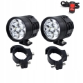 Halogeny motocyklowe 60 W 6000 lm lampy reflektory lightbar LED