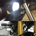 Halogeny motocyklowe lampy reflektory lightbar LED soczewkowe CREE MK-W20S
