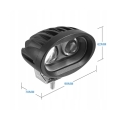 Halogeny motocyklowe lampy reflektory lightbar LED soczewkowe CREE MK-W20S