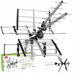 Antena kierunkowa TV DVB-T2 Combo 4K Full HD do 140 km Vayox