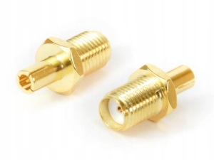 Wtyk beczka konektor SMA żeński - TS9