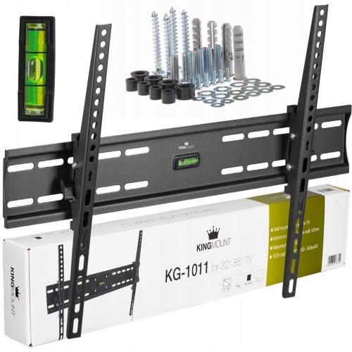 Uchwyt TV do telewizora wieszak mocny LCD LED 32-85 do 55 kg King Mount