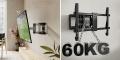Super mocny uchwyt do telewizora regulowany wieszak TV 32-70-85 do 60 kg King Mount