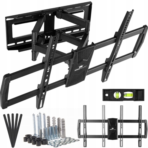 Obrotowy uchwyt TV wieszak do telewizora LCD 32-80 do 45 kg King Mount