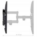 Mocny obrotowy uchwyt TV wieszak do telewizora 32-60-70 do 40 kg King Mount