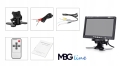 Monitor 7 cali 12-24 V do kamer cofania MBG Line