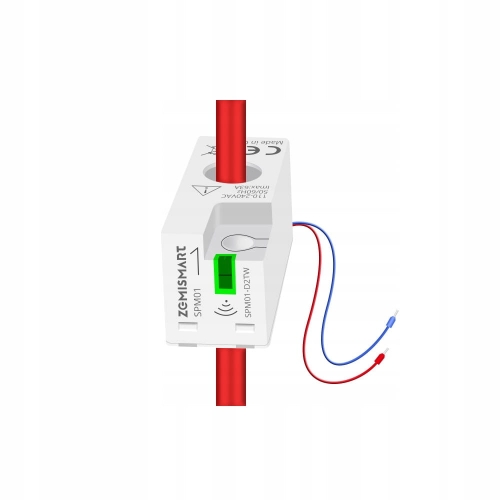 Licznik energii prądu jednofazowy 1-faza dwukierunkowy z przekładnik 63 A WiFi Tuya