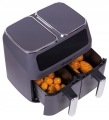 Frytkownica frytownica beztłuszczowa Air Fryer 2 kosze 8 l / 2500 W