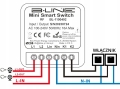 Przekaźnik kontroler do puszki mini box 2 obwody RF PRS B-Line