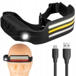 Latarka czołowa czołówka 4x LED akumulatorowa czujnik pasek USB-C IPX Vayox