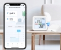 Czujnik sensor temperatury wilgoci automatyzacja procesów LCD Zigbee Tuya