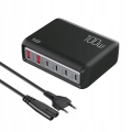 Szybka ładowarka USB PD zasilacz 100 W do telefonu tabletu czarna iLepo
