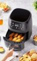 Frytkownica beztłuszczowa Air Fryer frytownica czarna 5 l / 1400 W