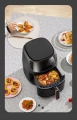 Frytkownica beztłuszczowa Air Fryer frytownica czarna 5 l / 1400 W