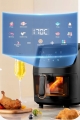 Frytkownica beztłuszczowa Air Fryer frytownica czarna 5 l / 1400 W