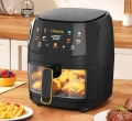 Frytkownica beztłuszczowa Air Fryer frytownica czarna 5 l / 1400 W
