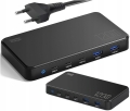Szybka ładowarka USB zasilacz GaN 120 W do telefonu laptopa QC 3.0 PPS PD 100 W czarna 