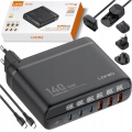 Szybka ładowarka USB zasilacz 140 W GaN do telefonu laptopa QC 3.0 PPS PD 100 W