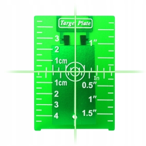 Tarcza celownicza do laserów poziomic laser płytka