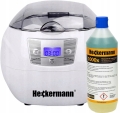 Myjka ultradźwiękowa sterylizator kosmetyczny 0,75 l 35 W Heckermann + płyn